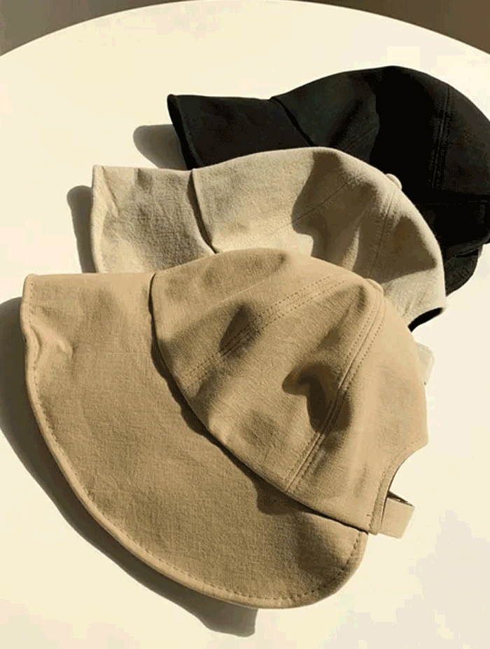 [BEST♥20,000장돌파]린넨 벨크로 보넷 벙거지 모자 3color